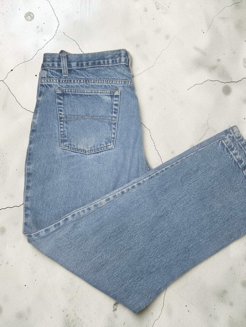 Bugle Boy Men's Light Blue Straight Jeans